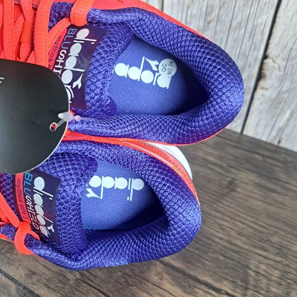 Diadora Blushield Mythos Elite 3 Kids/Youth Size 2.5 Multi Color Running Shoes - Picture 7 of 9